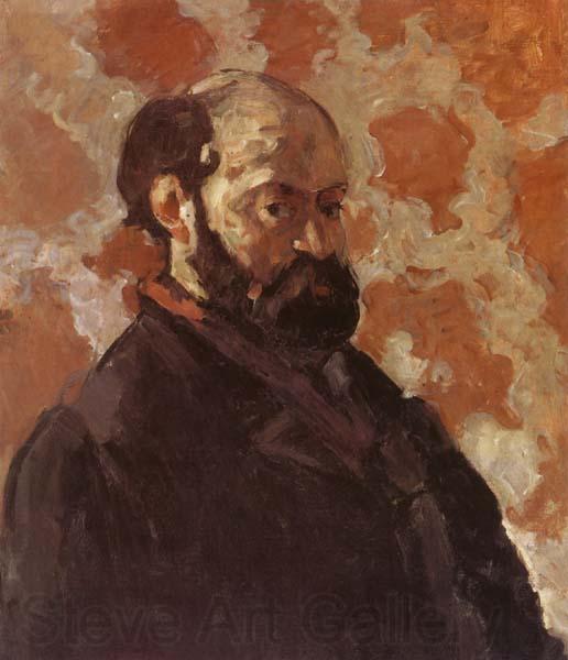 Paul Cezanne Self-Portrait on Rose Background Norge oil painting art